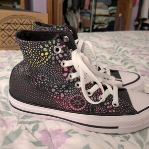 Converse All Star High Top Brown Kaleidoscope Women's Size 6